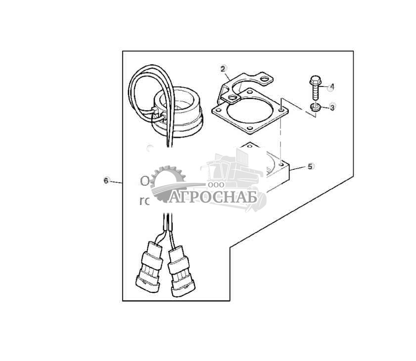 Датчик входного сигнала блока рулевого управления 